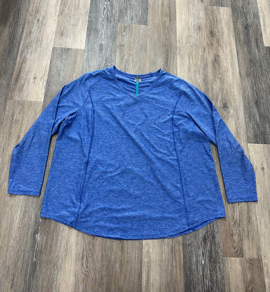 Athletic Top Long Sleeve Collar By Duluth Trading  Size: 2x