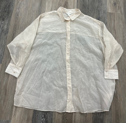 Blouse Long Sleeve By H&m  Size: Xxl
