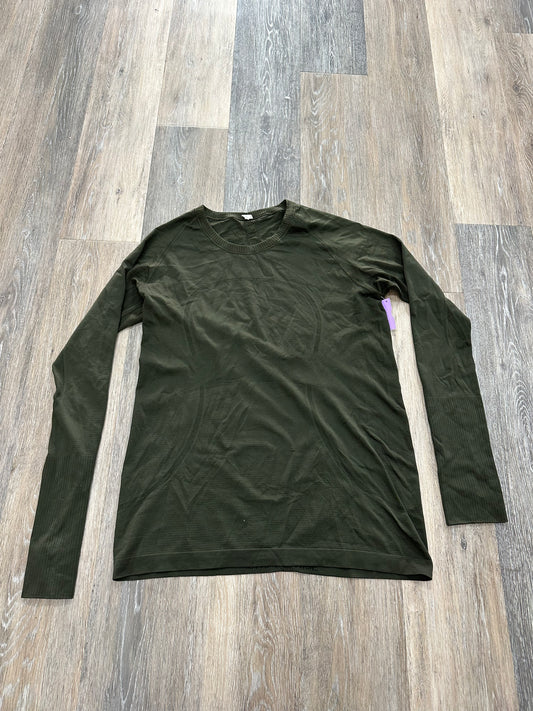 Athletic Top Long Sleeve Crewneck By Lululemon  Size: 12
