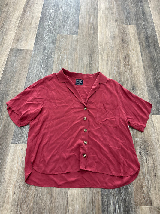 Blouse Short Sleeve By Abercrombie And Fitch  Size: Xl