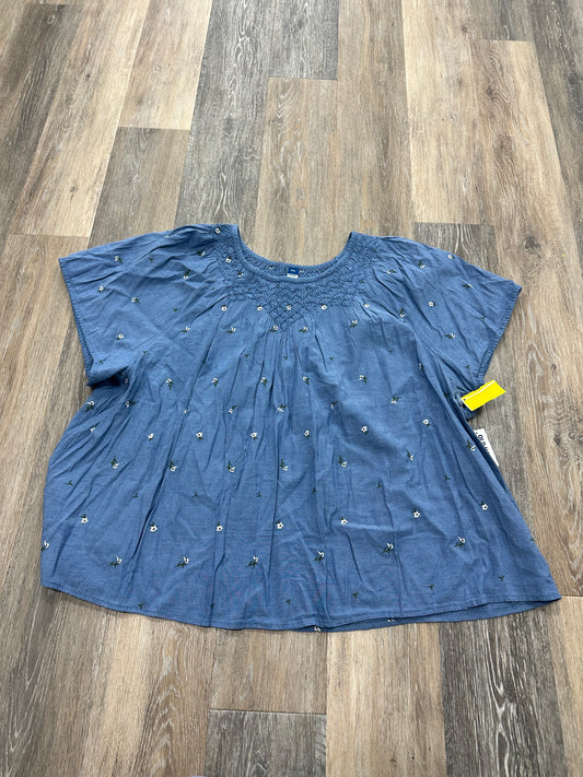 Blouse Short Sleeve By Old Navy  Size: Xxl