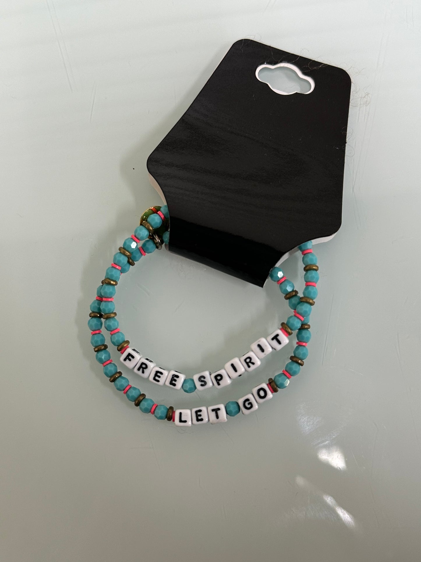 Bracelet Beaded By Little Words Project  Size: 02 Piece Set